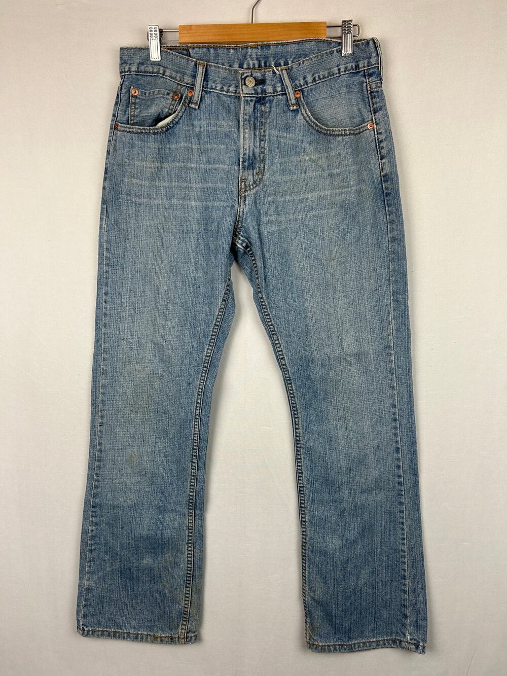 Levi's 527 Bootcut Blue Denim Jeans Medium Wash Men's Size 33x30